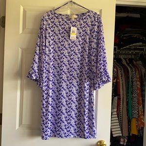 Purple flower dress Michael Kors Size medium